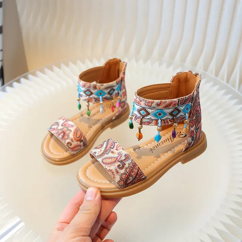 Summer New Children National Retro Shoes