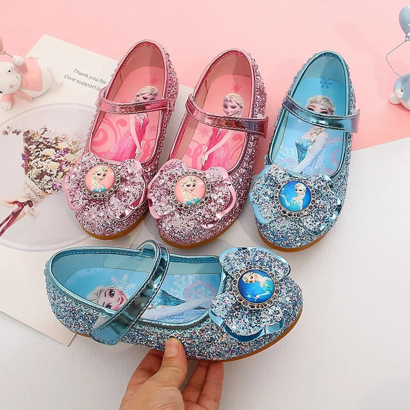 Frozen Casual Glitter Butterfly Sandals