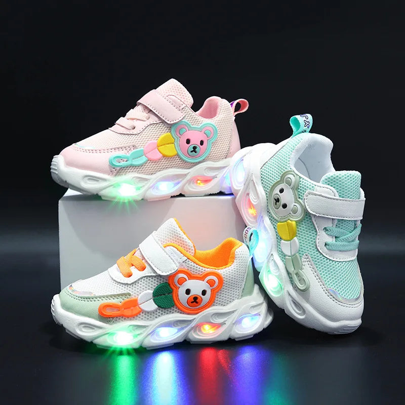 Zapatillas LED Kid Mesh Luminous Shoes
