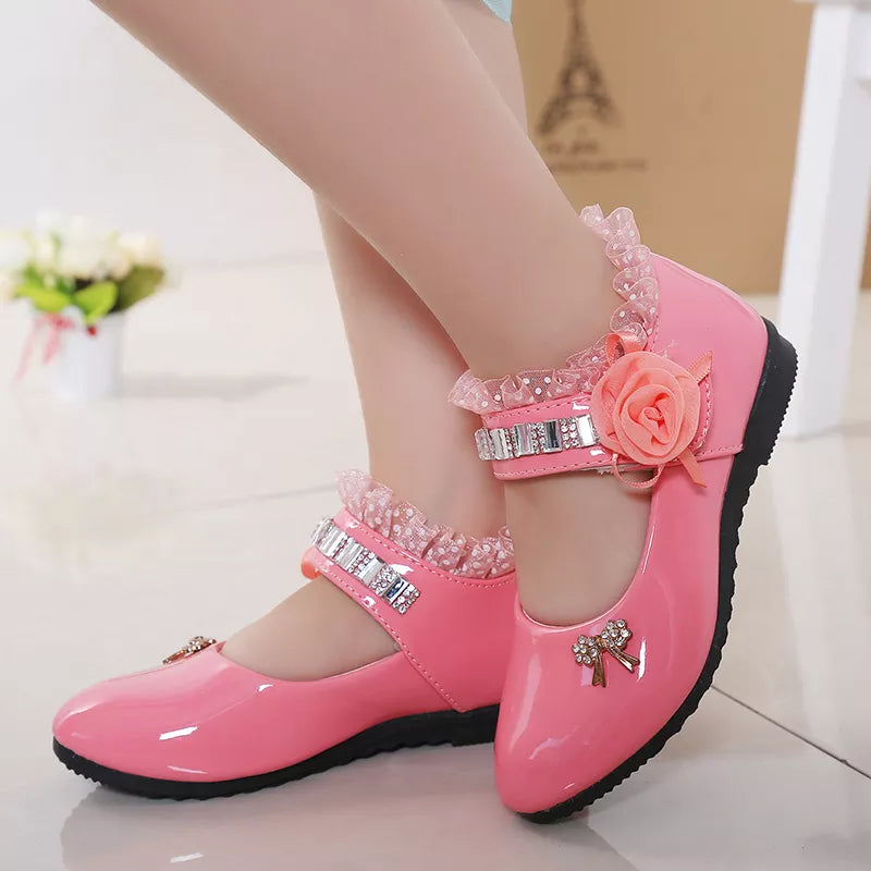 Elegant Princess PU Leather Sandals