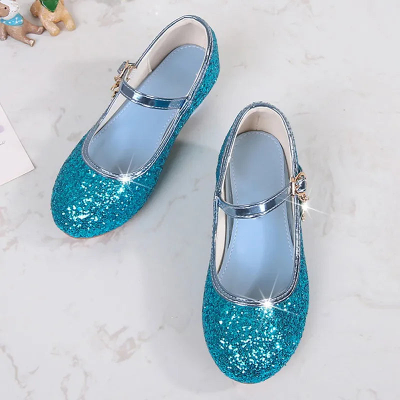 Diamond High Heel Glitter Dance Shoes