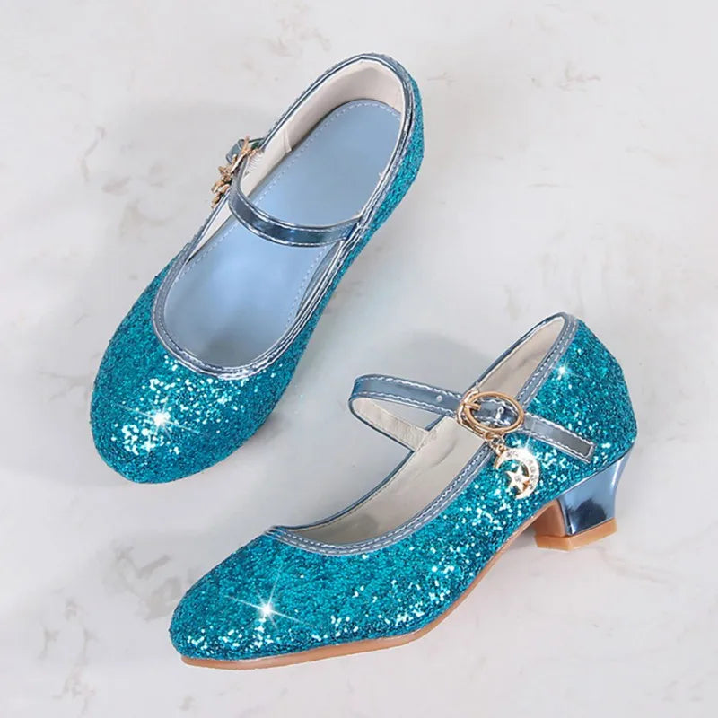 Diamond High Heel Glitter Dance Shoes