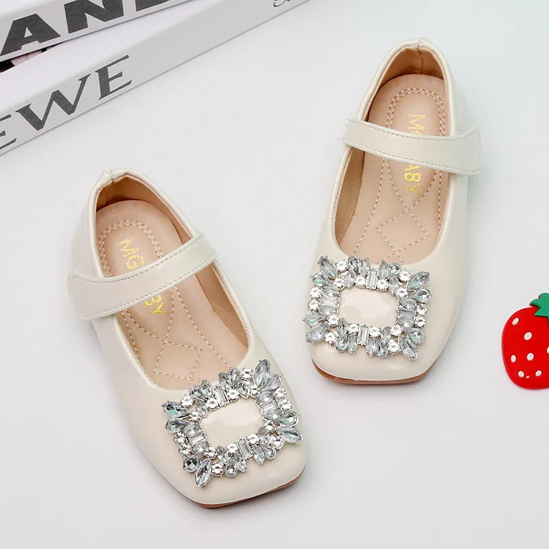 Chic Korean Style Girls Leather Shoes