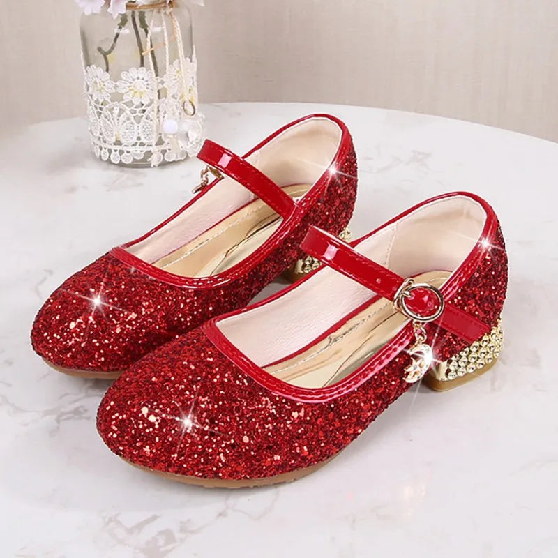 Princess Kids Shining Flats Shoes