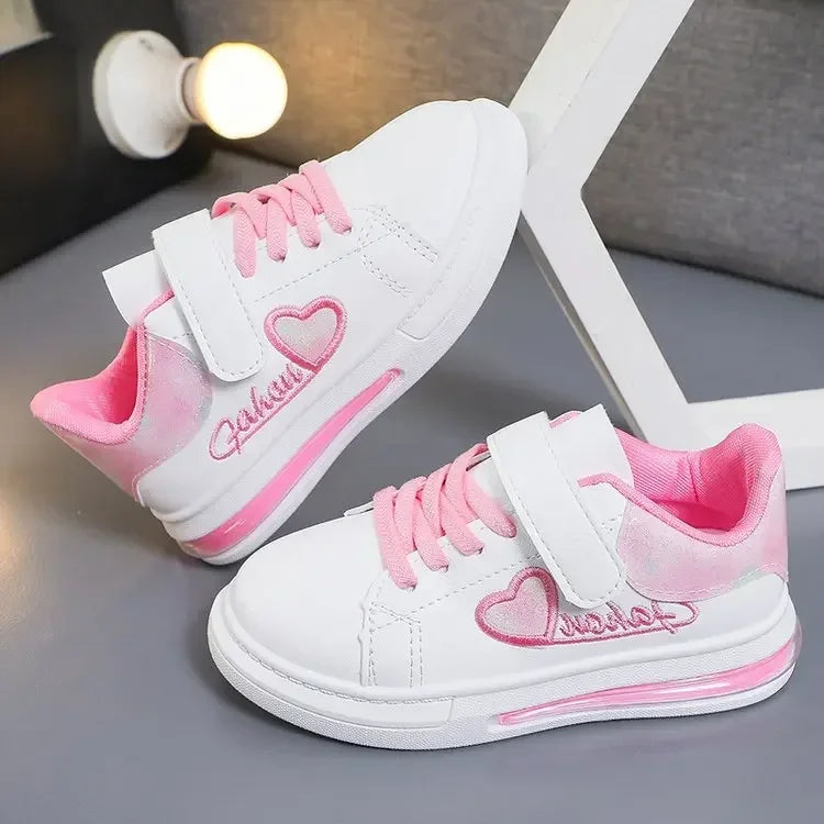 Kids Fashion Hook Embroidery Sneakers