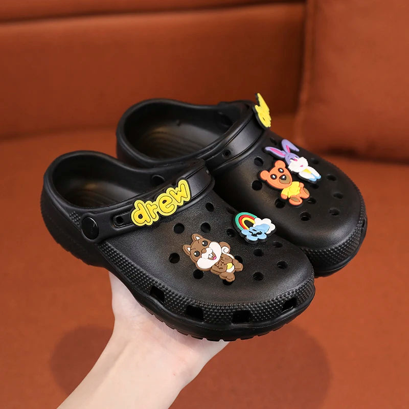 Children's Non-Slip Clogs Cartoon Slippers