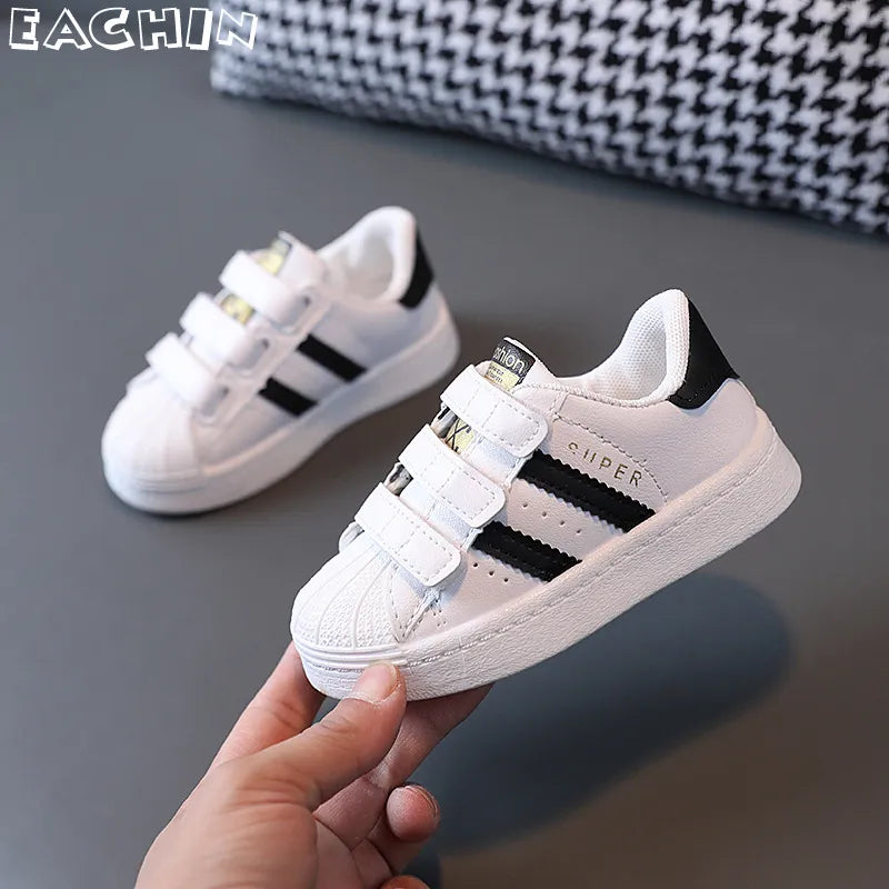 Children's White Non-slip Casual Shoes