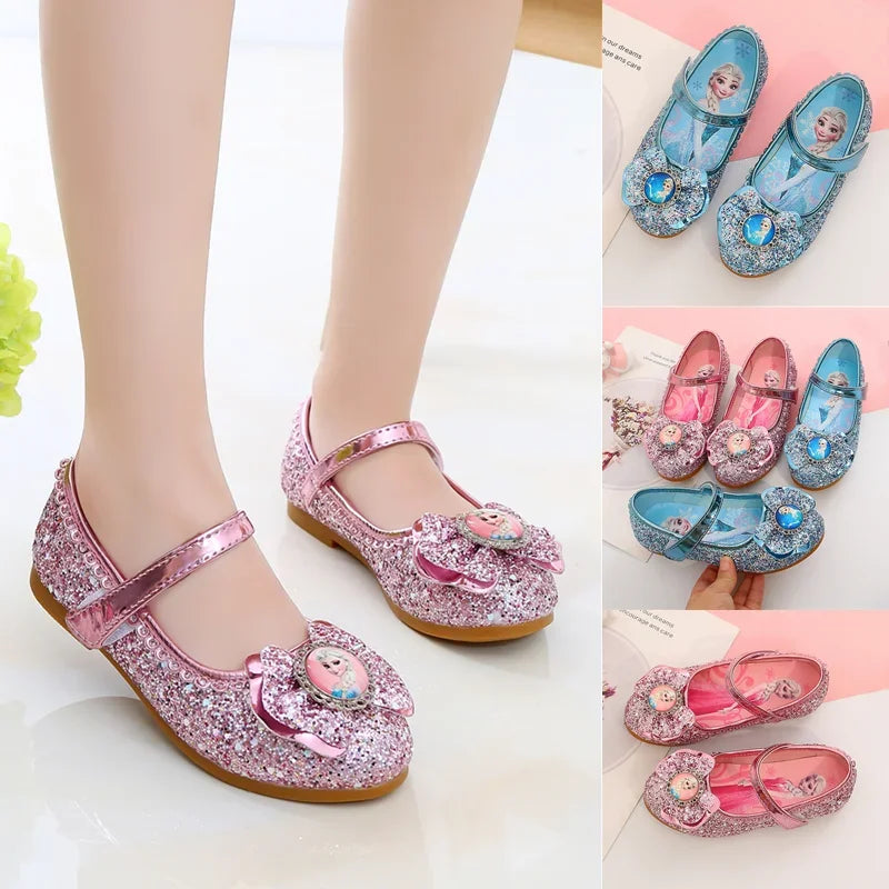 Frozen Casual Glitter Butterfly Sandals