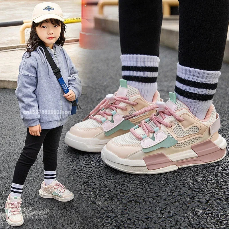 Autumn Mesh Breathable Kids Sneakers