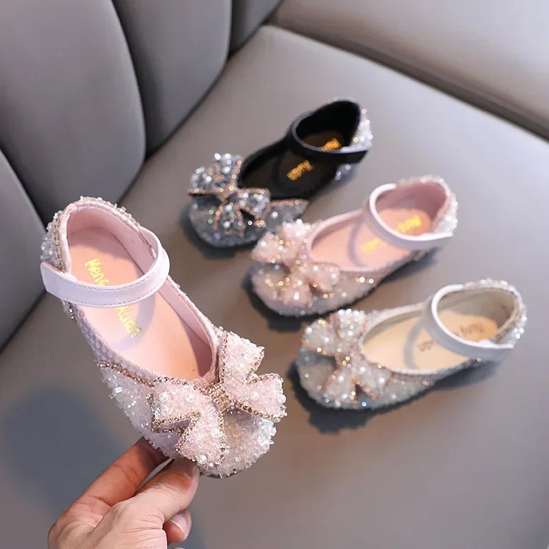 Children's Leather Shallow Princess Shoes