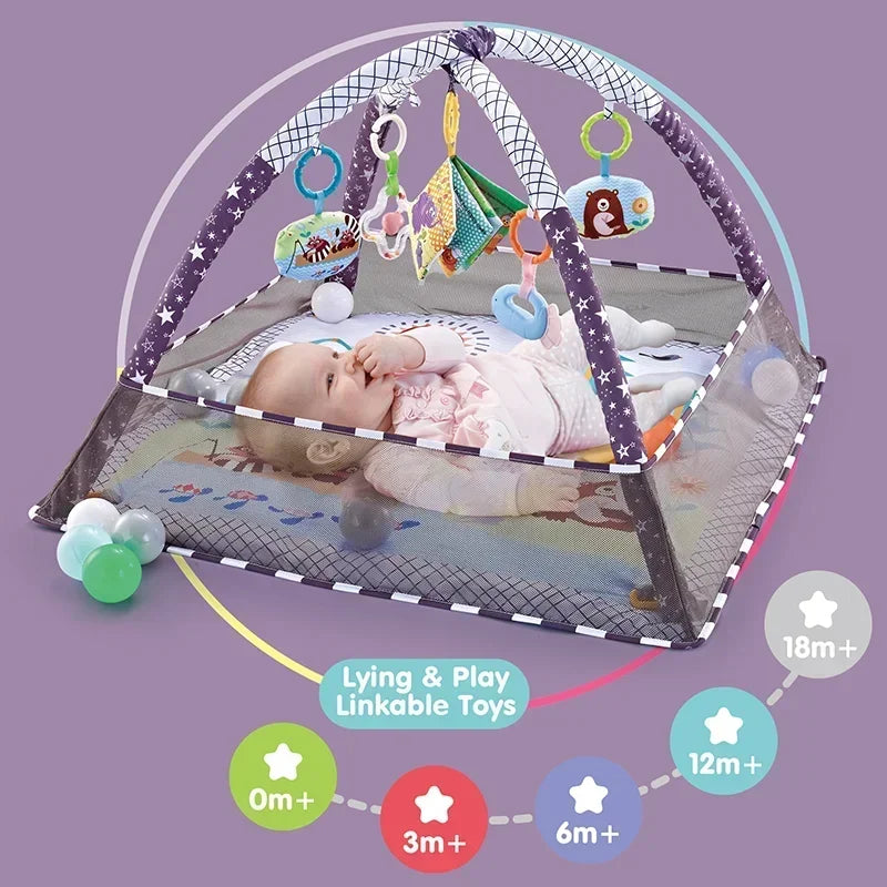 Newborn Game Activity Blanket Toys