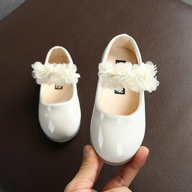 Children Leather Non-slip Shoes